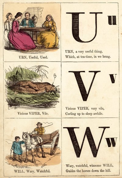 Bilderalphabet von English School